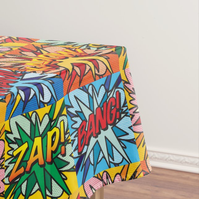 Nappe Bande dessinée Pop Art Super-héros (In Situ)