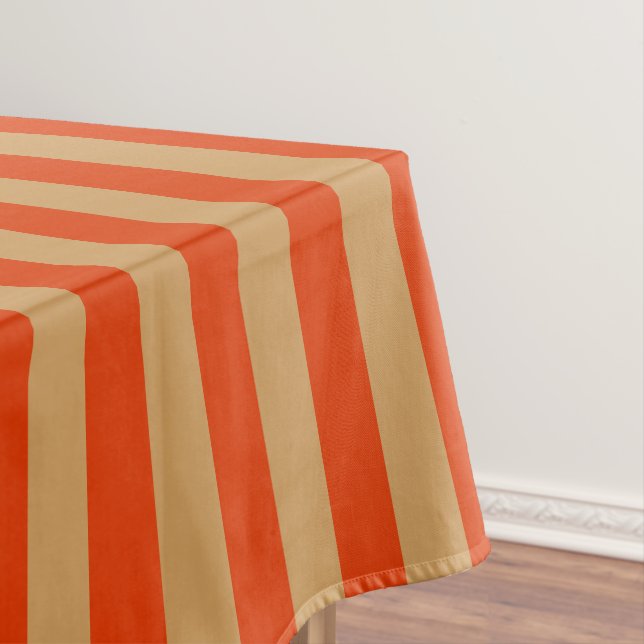 Nappe Bande orange et tan (In Situ)