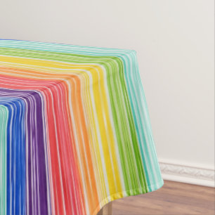 Nappe Bandes arc-en-ciel inondées