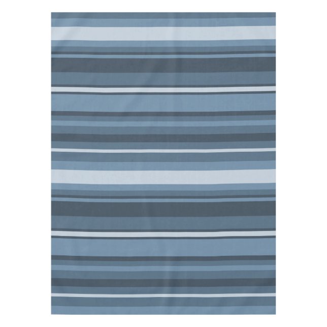 Nappe Bandes bleu gris (Devant)