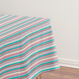 Nappe Bandes d'aqua gris