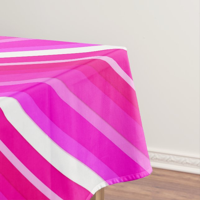 Nappe Bandes de bonbons en couches - rose et fuchsia (In Situ)