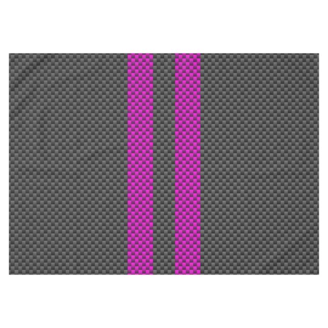Nappe Bandes de course rose chaud en fibre de carbone (Devant (Horizontal))