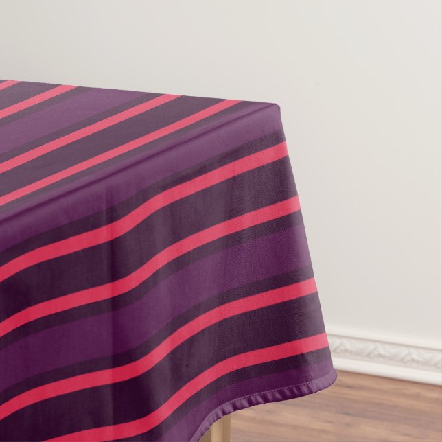 Nappe Bandes de prunes et de bonbons rouges (In Situ)