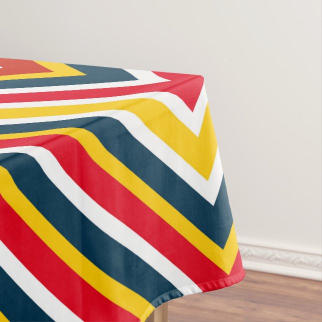Nappe Bandes diagonales multicolores (In Situ)