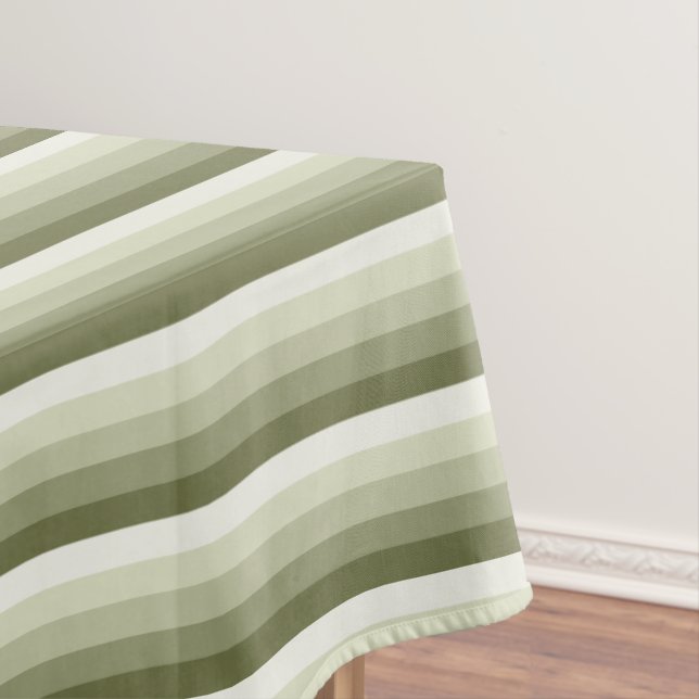 Nappe Bandes d'ombre vert olive (In Situ)