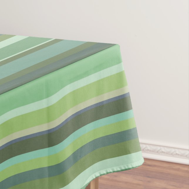 Nappe Bandes horizontales vert olive (In Situ)