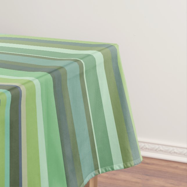Nappe Bandes horizontales vert olive (In Situ)