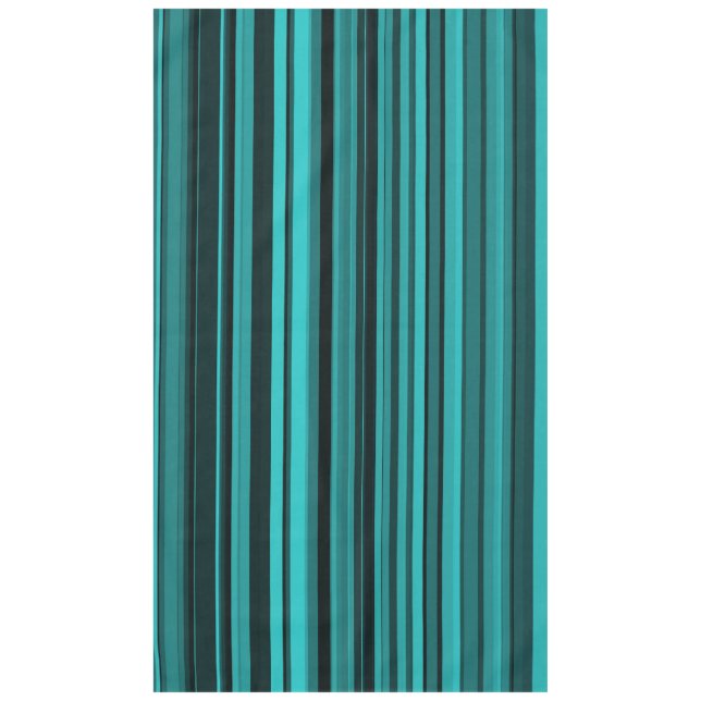 Nappe Bandes noires turquoises (Devant)