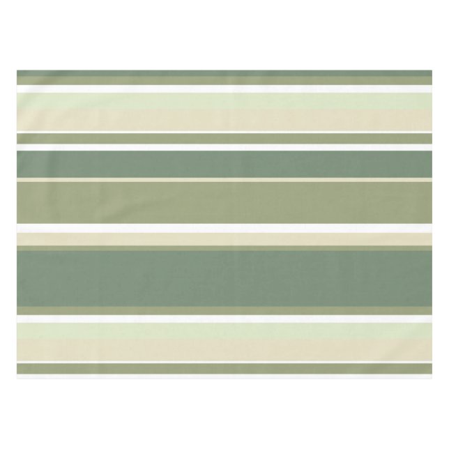 Nappe Bandes vert olive (Devant (Horizontal))