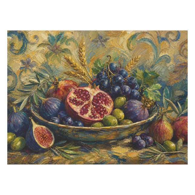 Nappe Bannière de soukka personnalisée, Sept Espèces d'I (Devant (Horizontal))
