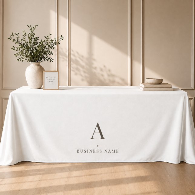 Nappe Bannière de table élégante pour entreprises (Créateur téléchargé)
