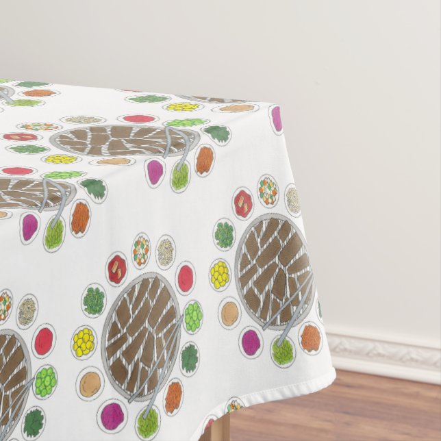 Nappe Barbecue coréen Barbecue rôti Bulgogi Banchan (In Situ)