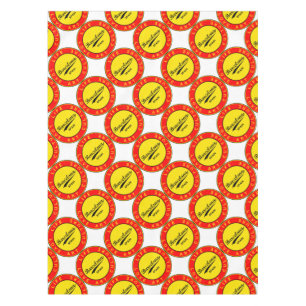 Nappe Barcelone, Espagne, cercle rouge, art