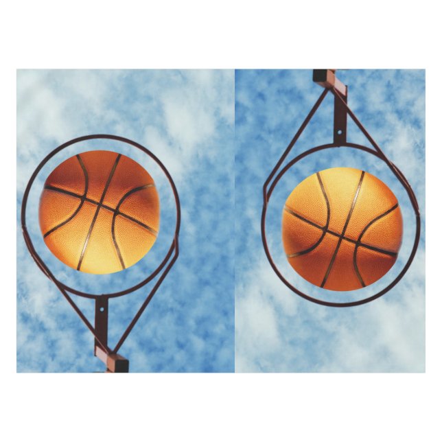 Nappe Basket-ball Le plus chaud Shot Cotton Nappe. (Devant (Horizontal))