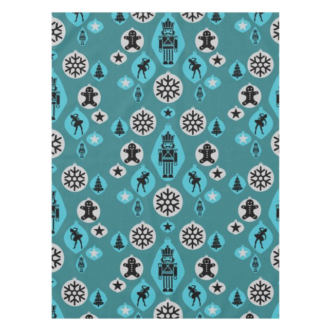 Nappe Baubes de noisettes de Noël (Devant)