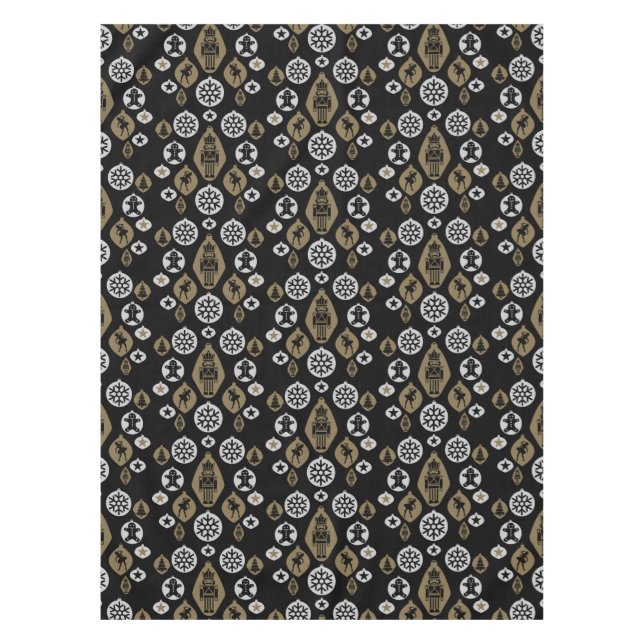 Nappe Baubes de noisettes de Noël (Devant)