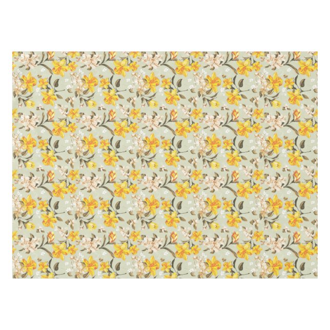 Nappe Beau motif floral lumineux élégant (Devant (Horizontal))