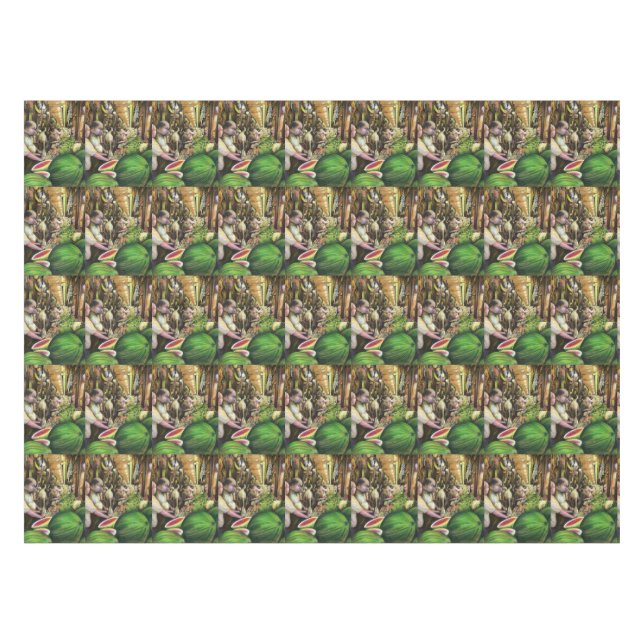 Nappe Beaucoup d'hommes, beaucoup de melons, Budapest (Devant (Horizontal))