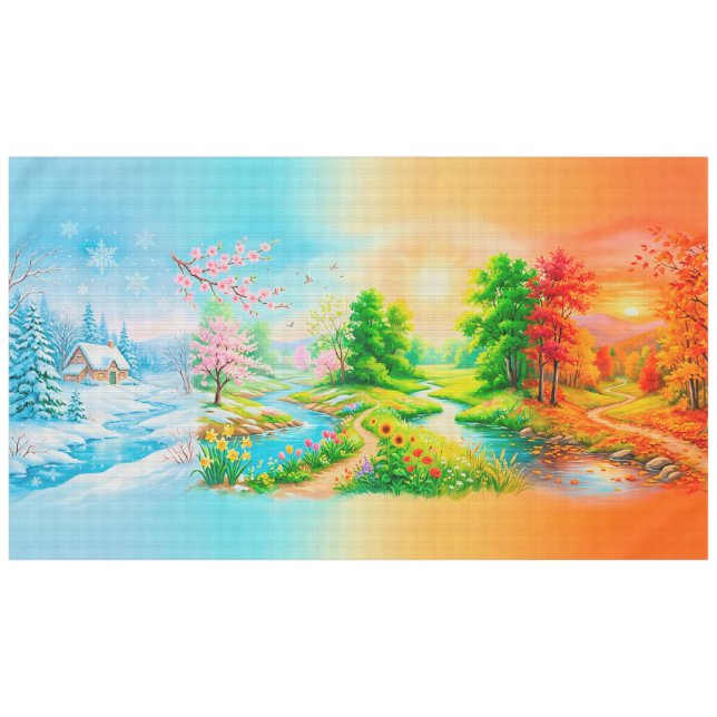 Nappe beauté des quatre saisons (Devant (Horizontal))