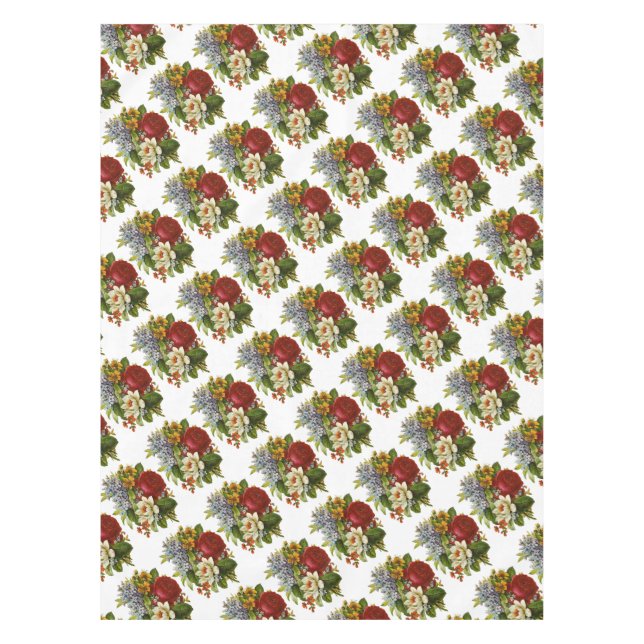 Nappe Beautiful Romantic Summer Bouquet with Red Rose (Devant)