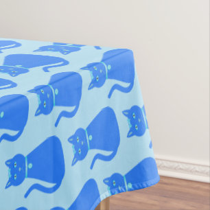 Nappe Bébé Bleu mignon Chat Baby shower à motifs