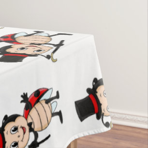 Nappe Bébé mignon avec chapeau et dessin animé de cravat