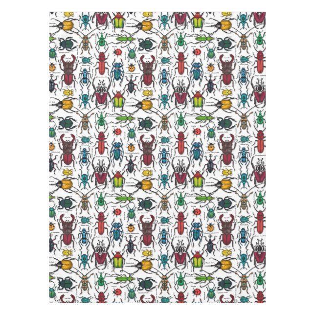 Nappe Beetons sur blanc (Devant)