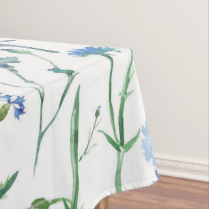 Nappe Belle aquarelle cornfleurs