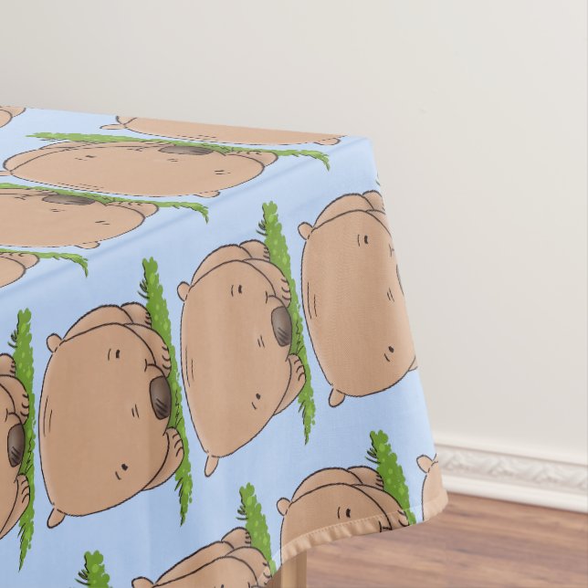 Nappe Belle illustration de dessin animé de bébé wombat (In Situ)