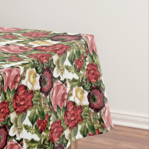 Nappe Belle Rose Mauve Rose Vintage Floral