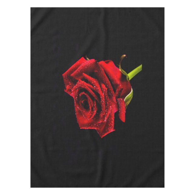 Nappe Belle rose rouge (Devant)
