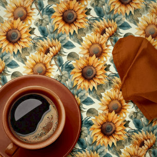 Nappe Belle tournesol d'automne