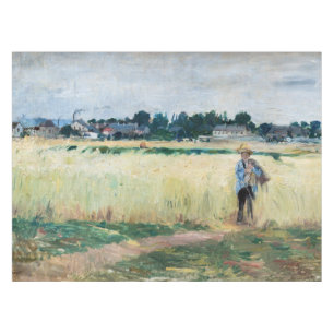 Nappe Berthe Morisot - Dans le champ de roues à Gennevil