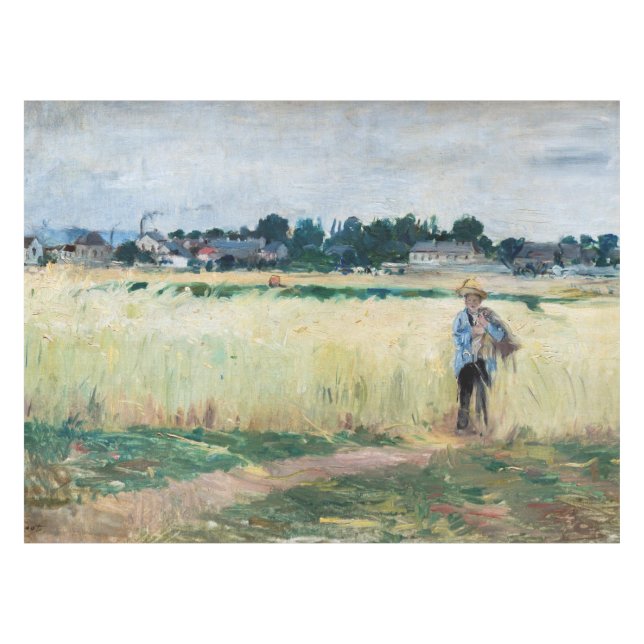 Nappe Berthe Morisot - Dans le champ de roues à Gennevil (Devant (Horizontal))
