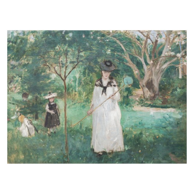 Nappe Berthe Morisot - La chasse aux papillons (Devant (Horizontal))