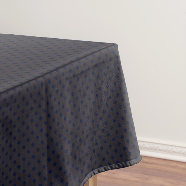 Nappe Black Navy Diamond Pois Chic Elegant Coton (In Situ)