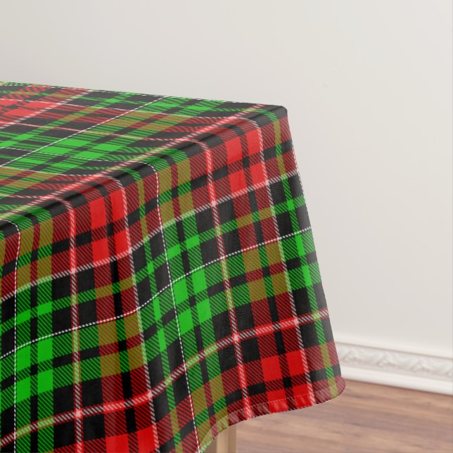 Nappe Black Red Green Plaid Tartan Design  (In Situ)