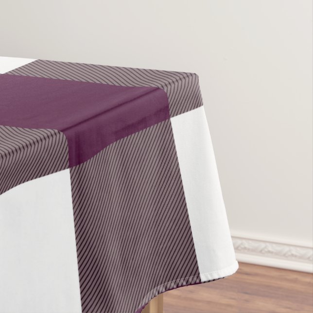 Nappe Blackberry Purple Buffalo Plaid Motif (In Situ)