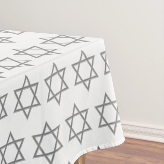Nappe Blanc élégant | ÉTOILE DE DAVID (In Situ)