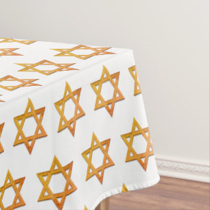 Nappe Blanc moderne Rosh Hashanah ÉTOILE DE DAVID