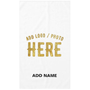 NAPPE BLANC PERSONNALISABLE MODERNE DE MARQUE VÉRIFIÉ ST
