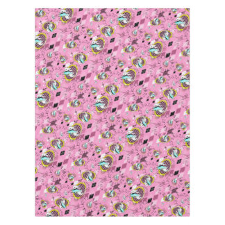 nappe blanche du pays des merveilles de nappe de