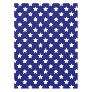 Nappe Bleu Blancs Etoiles Motif