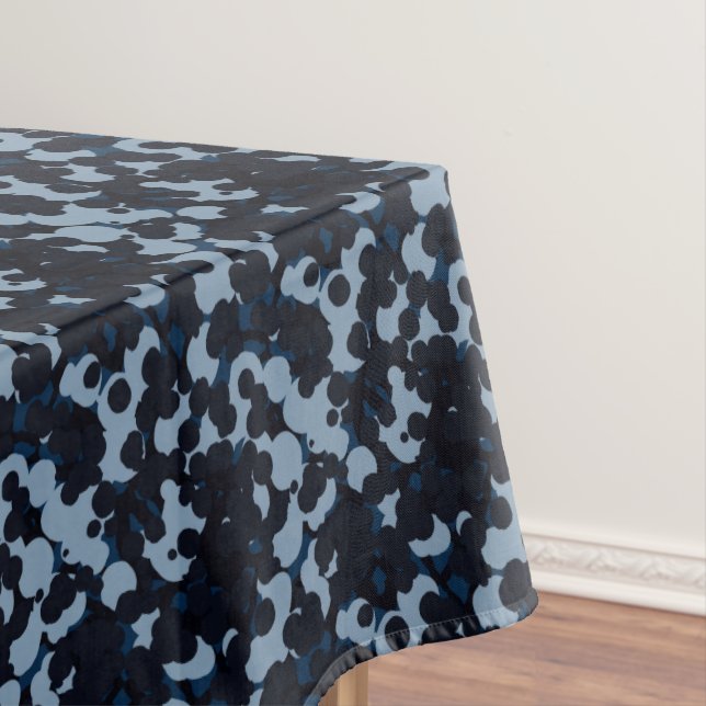 Nappe bleu, bleu foncé, bleu clair abstrait (In Situ)