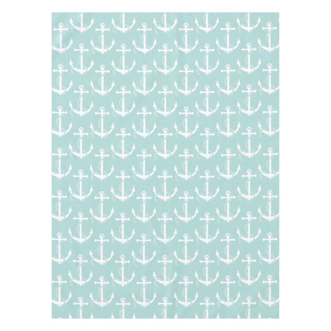 Nappe Bleu-clair Aweigh d'Ancres nautiques (Devant)