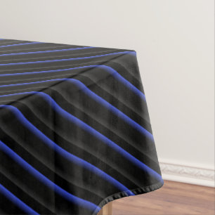 Nappe Bleu foncé et Diagonale noire