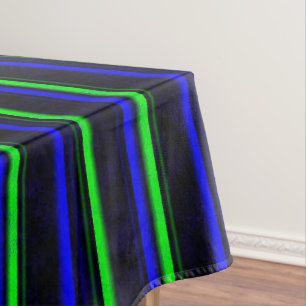 Nappe Bleu Noir Grandes Vertes