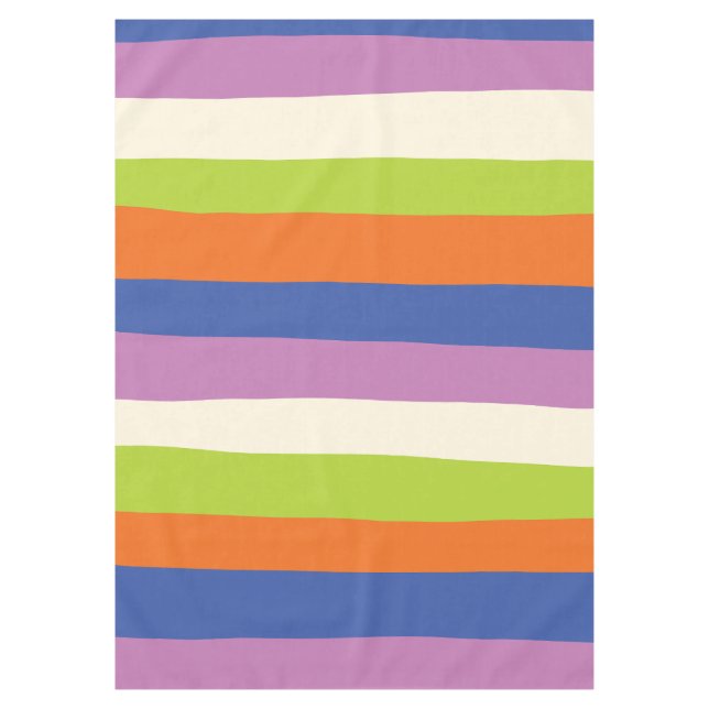 Nappe Bleu, orange, violet, vert et (Devant)