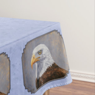 Nappe Bleu tête d'aigle chauve